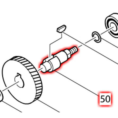 Spindle 0.2 kg for 5016B Equipment, Durable & Corrosion Resistant | ARAB PROS COMPANY