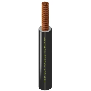 سلك نحاس شعر NYA مقاس 185 مم2، 1000 فولت، معزول PVC 90°C، اسود، 100 ياردة | RESCAB
