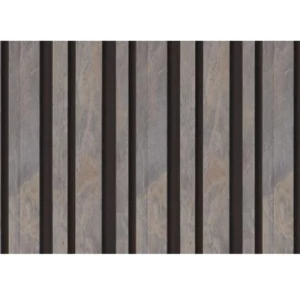 Wood Alternative for Walls 2.80 x 20 cm, Gray and Black Color | 2090