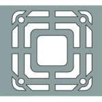 غطاء علوي للمقصورة مصنع من ألواح فولاذية بتصميم مثقّب للتهوية والتشطيب الداخلي