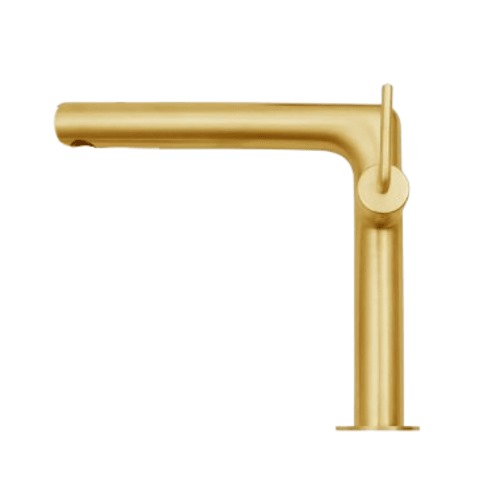 Washbasin Faucet Middle 21.7×9.75 cm, Matt Gold Color | Hatch Company