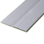 Wood replacement panels, size 17 x 290 cm, rectangular, light gray