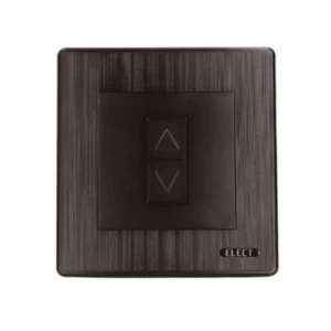 Curtain Switch 10 Amp, 220 Volt, 7 × 7 cm, Matte Black | Matkel Store