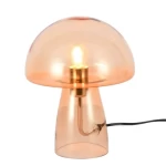 أباجورة طاولات كلاسيكية، ارتفاع 23 سم، عرض 28 سم، لون عسلي