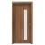 أبواب بريميوم خشبية متينة، مقاس 235 × 115 سم، لون بني، سمك 6 سم، موديل GD05