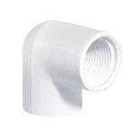 كوع UPVC 87.5° بسن داخلي المنيف  مقاس 1 إنش  لون أبيض