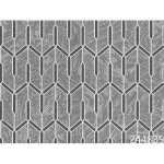 ورق حائط مودرن ايطالي مقاس 10 م×0.73 م، لون رمادي، موديل 44835