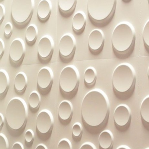 3D Wall Cladding 50x50 cm White Color, Model creatrs | 
