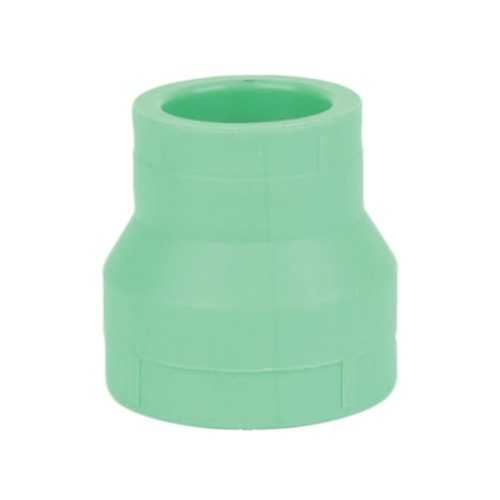 PPR Plastic Reducer Size 63/25 mm, Green Color | Al Watania Plastics