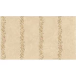 ورق جداري ايطالي لون بيج تصميم مقلم، مقاس 10 م×0.73 م، موديل 57156