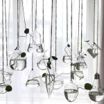 علاقي زرع بإضاءة عصرية، ارتفاع 12 سم، عرض 8 سم 