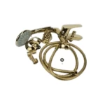 Shower Mixer with Flat Handle, golden Color | ASK Company