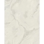 Marble wallpaper, off white color, length 10 m, width 1.06 m, model 84658  