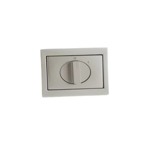 Curtain Rotary Switch K5, 10A, 7×7 cm, Silver | N0622S