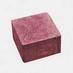 Outdoor Interlock Tiles,size 10x10x6 cm, red Color | Al Wasad Industrial