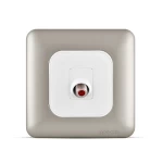 فيش دش مائل مفرد، لون تيتانيوم، 7×7 سم | سبكترا 