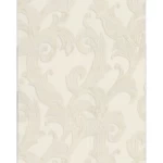 ورق جدران كلاسيكي طول 10 م، عرض 0.73 م، لون بيج فاتح، موديل 57149