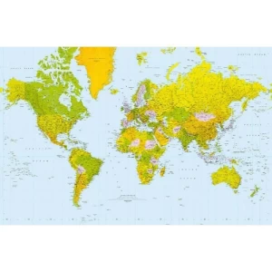 Decorative Wall Mural Youth Design 175 cm × 115 cm Blue | Balbaid Decor Company