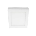 Surface Square LED Pane Light, Aluminum Body, 4-Inch Size, 110/220V, 6500 K, 6 W