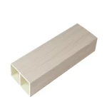 Interior Partition Columns Wood Alternative PVC, 10×5 Size, 2.90m Height, Beige Color 