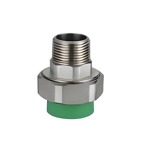 Shop PPR Male Union Size 20 mmx1/2 inch, Green Color | Cosmoplast