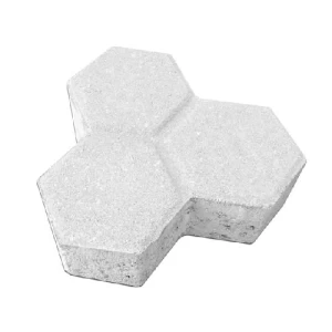 Delta Interlock Paver Tiles Height 8 cm White Color | Al hasaniah of tradeing&industry groub Al Hasaniah Factory