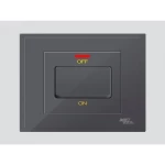 مفتاح سخان دي 3 بيانو مقاس 7×7 سم 20 أمبير لون أسود