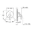 Round Concealed Shower Mixer Face Two Lines Chrome Color | ALHashim Sanitary Tools - Image 2
