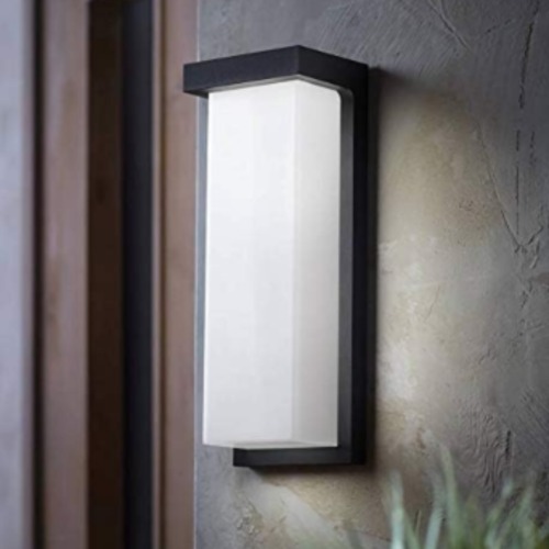 Outdoor LED Wall Mounted Lighting Unit 24 Watt 24×11 cm, Black | Matkel Store