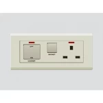 فيش فرن مقاس 7×7 سم 45 أمبير ماركة آرت دي إن أيه إي3 لون بيج