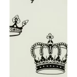 British wall Covering for youth and children, size 10 m x 0.53 m, light beige and black color, model 50229 