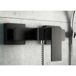 خلاط مغسلة، مقاس 33.5×34.5×46.5 سم، لون اسود مطفي