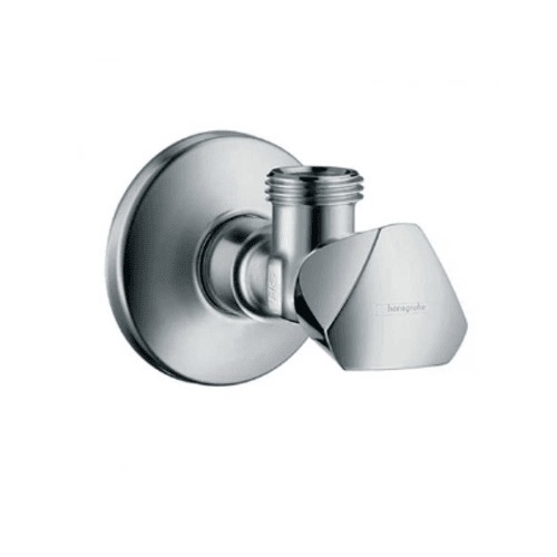 Hans Grohe Angle Valve Size 1/2×1/2 inch, Chrome Color | ALHashim Sanitary Tools