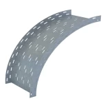 90 Deg External Riser Cable Tray, Galvanized Steel, 100mm Side, 500mm Width | Habbal Alarabi Company