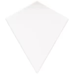 حوائط بلاط سيراميك ، مقاس 18.5× 16 سم، لون ابيض، موديل فيزا.