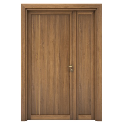 Classic Wooden Double Door 160×235 cm, 6 cm Thickness, Light Brown | YT-31390882