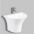 Round Hanging ceramic Wash Basin  Size 40×40  cm, White Color