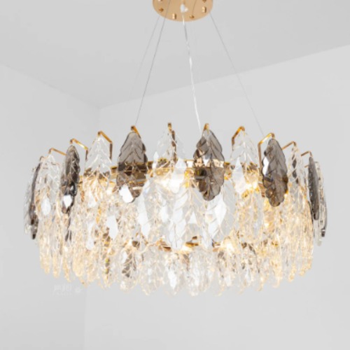 Elegant Modern Pendant Light 80×100 cm Gold | Gray Color | 48405