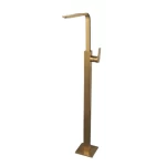 Floor Standing Washbasin Mixer Size 107.3×27.5×15.2 cm, Matte Gold Color