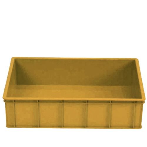HDPE Plastic Storage Box 17×44×64 Cm, Yellow Color | AL-FURIDI FACTORY FOR PLASTIC INDUSTRIES