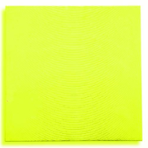 Cement Flooring Tiles Corrugated Design 40x40 cm, 4 cm Thick, Yellow | Al Wasad Industrial