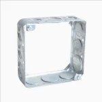 Square Electrical Box, Depth 1-1/2 inch, Hole Size 1/2 and 3/4 inch | United Electricals Factory 