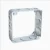Square Electrical Box, Depth 1-1/2 inch, Hole Size 1/2 and 3/4 inch | United Electricals Factory 