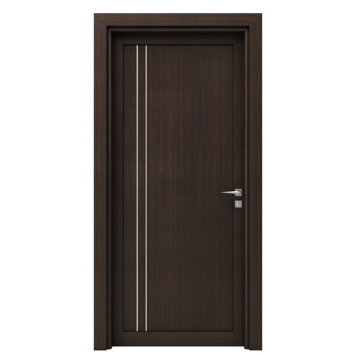 Premium Wooden Entrance Door 235x115 cm, 6 cm Thickness, Burnt Brown | YT-35831464