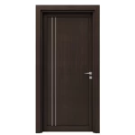 باب مدخل خشب بريميوم، لون بني محروق، مقاس 235×115 سم، سمك 6 سم، موديل M02