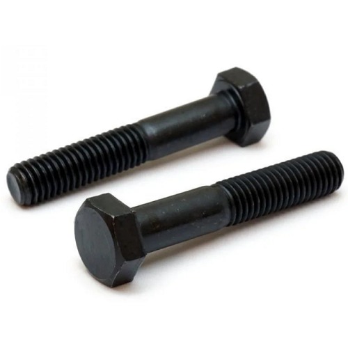 Half Thread Black Hex Bolt UNC Grade 5 Size 5/16×2 inch | AOBSCO