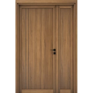Premium Wooden Door and a Half 160×235 cm, Light Brown | GBR01