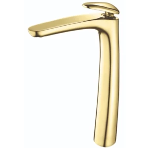 Long Washbasin Mixer 28×11.9 cm, Gold | Prime Alarabia