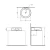 Bathroom Washbasin Over Counter Top 45 cm, Off White | Saudi Ceramics - Image 2