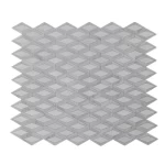 Gloss Mosaic Tiles Size 32.9×37.9 cm, White Color, Fluro Design | Abyat Company